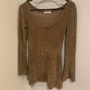 HAZEL Long Sleeve Sheer Tunic